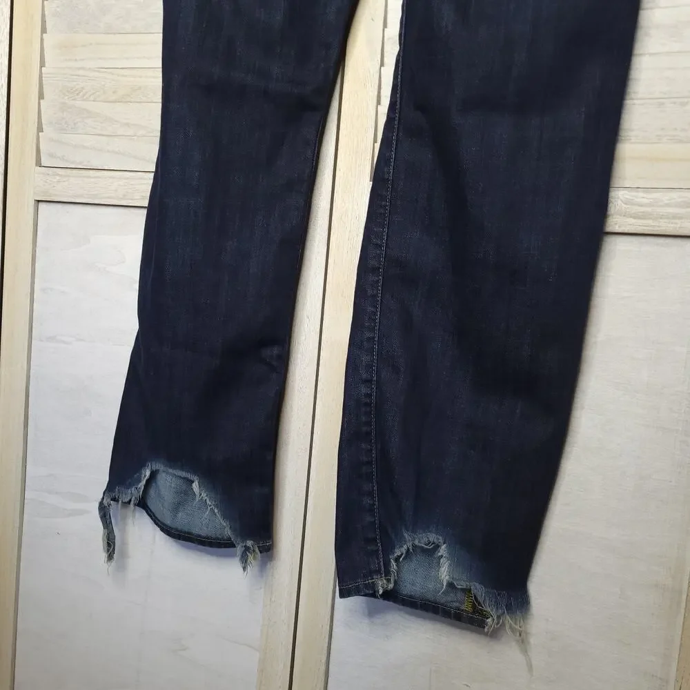 💛3/$15 Lucky Brand Vintage Straight Mens Jeans 34 34x32 35 waist Dark blue - Picture 6 of 9